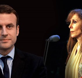 لم يكن فنجان القهوة وحده قدمته رئيسة الجمال فيروز، لرئيس فرنسا ماكرون، أنما ثمة هدية أخرى قدمتها له