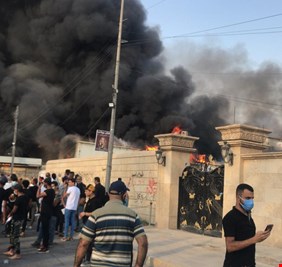 من بين مئات المتظاهرين المحتجين الذين أحرقوا قناة دجلة، القوات الأمنية تعتقل (متهماً) واحداً فقط!