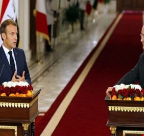 في تغريدة له أمس، النائب الدليمي: ما حدث في إستقبال ماكرون من أخطاء كارثية يمزق بلدنا ويحوله الى بقايا في الذاكرة !