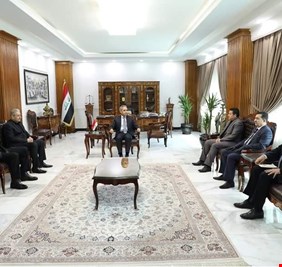 رئيس مجلس القضاء الاعلى يستقبل مستشار الامن الوطني ورئيس جهاز الامن الوطني ورئيس جهاز مكافحة الارهاب