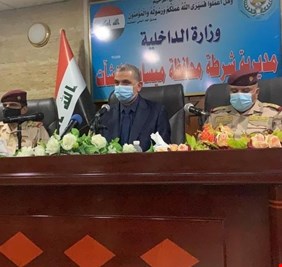 وصول وزير الداخلية ورئيس أركان الجيش وعدد من القادة الأمنيين الى ميسان