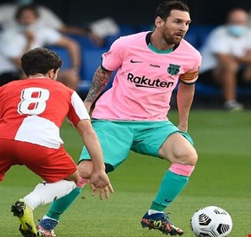 ميسي يبدع أمام جيرونا بعد إنهاء أزمته مع برشلونة