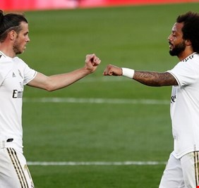 غاريث بيل يودع لاعبي ريال مدريد