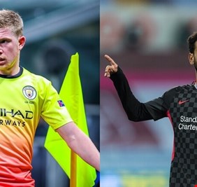 محمد صلاح يتقاسم رقما مميزا مع دي بروين