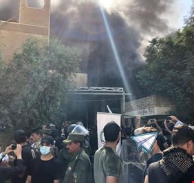 نائب كردي: حزب بارزاني يستغل إحراق مقره لتأجيج الشارع الكردي