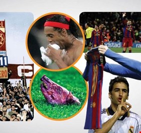 10 لقطات تاريخية في الكلاسيكو خلدتها عدسات المصورين