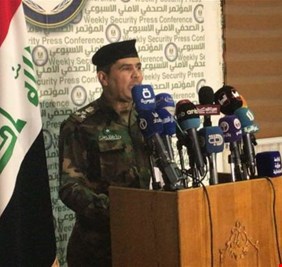 اللواء سعد معن :  القوات الأمنية تعرضت لهجوم بالمولوتوف والقنابل الصوتية وسط بغداد