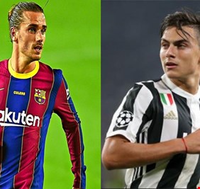برشلونة يعقد مع يوفنتوس صفقة تبادل غير عادية.. غريزمان مقابل ديبالا  !