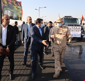 بالصور .. الاعرجي في جولة تفقدية بعد فتح الطرقات