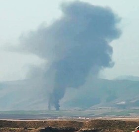 أنباء عن قصف أذربيجاني لرتل يضم رئيس 