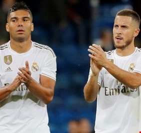 ريال مدريد يعلن إصابة هازارد وكاسيميرو بفيروس كورونا