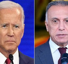 الكاظمي يهنئ بايدن وهاريس، ويتطلع الى تقوية الروابط الاستراتيجية بين البلدين