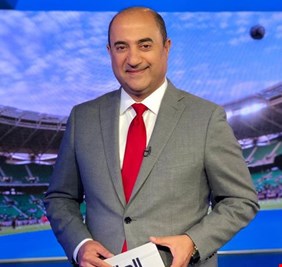 التلفزيوني الرياضي حسام حسن وحلقة مصورة عن فوز منتخب العراق على منتخب اوزبكستان لأول مرة منذ 20 عاماً