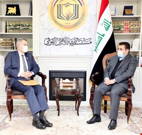 مستشار الأمن القومي قاسم الأعرجي يحث السفير  الأمريكي على المضي بشكل أسرع بتخفيض القوات الأمريكية في العراق