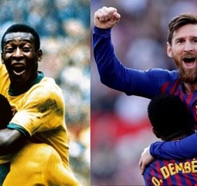 بعد أن عادل ميسي رقمه التاريخي.. بيليه يوجه رسالة عاطفية للنجم الأرجنتيني