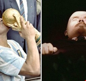 ذي صن : مارادونا أوصى بتحنيط جثته كزعيم الثورة البلشفية فلاديمير لينين