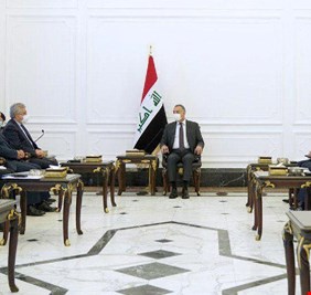 الكاظمي يستقبل وزير الطاقة الايراني، ويتلقى تعهداً من الحكومة الإيرانية بإستئناف ضخ الغاز بشكل عاجل وسريع