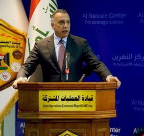 الكاظمي محذراً:  يجب أن لا نكسر بأي مؤسسة أمنية، فالتجاوزات التي تحصل هي تجاوزات أفراد وتحصل في كل الأجهزة