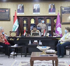 بالصور .. بلاسخارت في سنجار لمتابعة تنفيذ ’الاتفاق التاريخي’