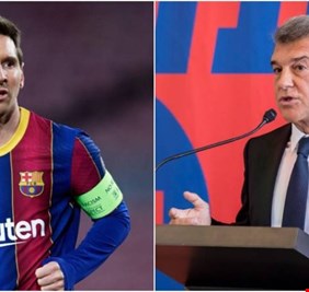 لابورتا: ميسي يرغب في الاستمرار مع برشلونة