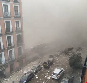 انفجار عنيف يهز وسط العاصمة الإسبانية مدريد