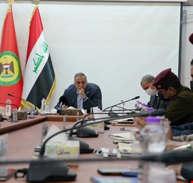 الكاظمي يترأس اجتماعاً طارئاً بمقر قيادة عمليات بغداد