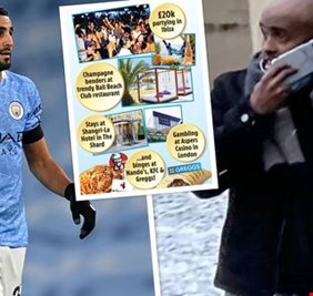 رياض محرز يتعرض لعملية احتيال دون أن يلحظها