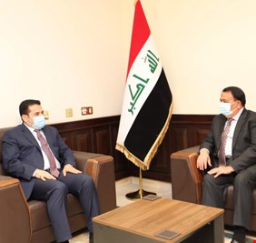 بالصور .. في اول لقاء له .. المستشار العسكري لرئيس الوزراء، عرفان الحيالي، يستقبل مستشار الامن القومي قاسم الأعرجي