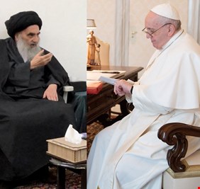 لماذا يود ويصر  البابا على لقاء السيد السيستاني في النجف؟ رئيس اساقفة اربيل يكشف السبب !