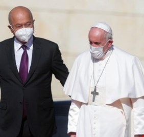 رئيس الجمهورية يستقبل البابا