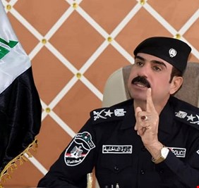 (تواطؤ أمني) عبر تعطيل الكاميرات القريبة من موقع استهداف رتل التحالف في الفلوجة، و رزيج يتوعد الجناة