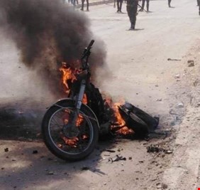 بالفيديو .. الدراجة النارية التي انفجرت شرقي العاصمة بغداد لم تكن مفخخة