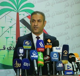 المحافظ الجديد لذي قار يتعهد بإيجاد  حلول لمشكلات الكهرباء وشحة الماء والمتظاهرين المغيبين ..