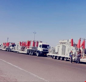 وصول 4 محطات كهرباء إلى الانبار لفك اختناقات الطاقة في خمس مدن