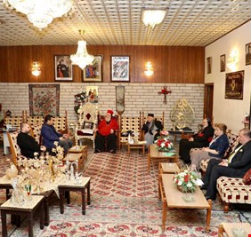 الأعرجي ينشط في تعميم فكرة (الحوار الوطني) التي أطلقها الكاظمي، ويؤكد في زيارة لكاتدرائية مار بطرس على أن 