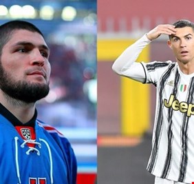 حبيب يعلق على صورة لرونالدو برمز يشتهر به ميسي