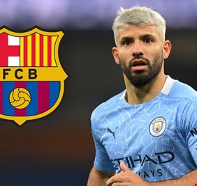 قناة أرجنتينية تكشف موعد الإعلان الرسمي عن انضمام أغويرو لبرشلونة