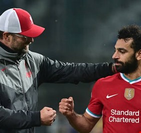 كلوب يشيد بدور صلاح في إنقاذ ليفربول