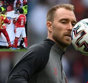 أول تعليق من النجم الدنماركي إريكسن بعد سقوطه المفزع