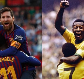 بيليه يتوجه بطلب إلى ميسي في عيد ميلاده الرابع والثلاثين