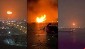انفجار عنيف في ميناء جبل علي بدبي