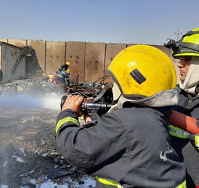 شكراً لمديرية الدفاع المدني .. فقد كادت الكارثة تحصل وسط بغداد لولا رجالها الشجعان