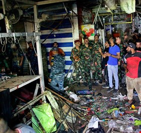 بالفيديو .. شهود عيان من (سوق الوحيلات) يؤكدون أن إمرأة فجرت نفسها في الساعة السابعة مساء