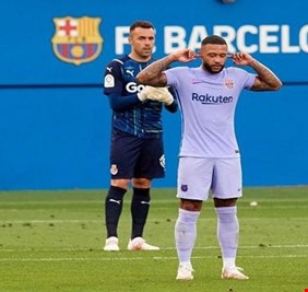 ديباي يسجل ويوجه رسالة لجماهير برشلونة