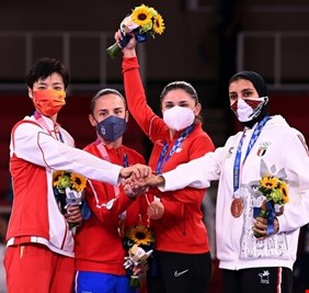 جيانا فاروق تعتزل الكاراتيه بعد برونزية طوكيو