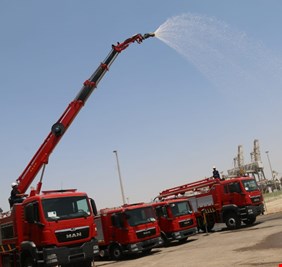 يمكنها إخماد حريق مساحته 100 متر