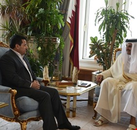 قاسم الأعرجي  في الدوحة