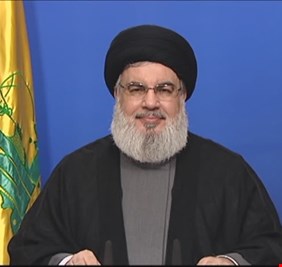 السيد حسن نصر الله يربط بين استهداف أبراج الطاقة في العراق، وأزمة المحروقات في لبنان