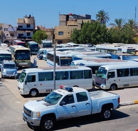 النقل تبدأ بالتفويج العكسي للزائرين بعد انتهاء مراسم عاشوراء