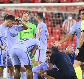 برشلونة يكشف التشخيص النهائي لإصابة بيكيه